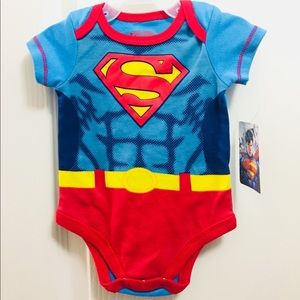 Superman Newborn Onesie Licensed DC COMICS